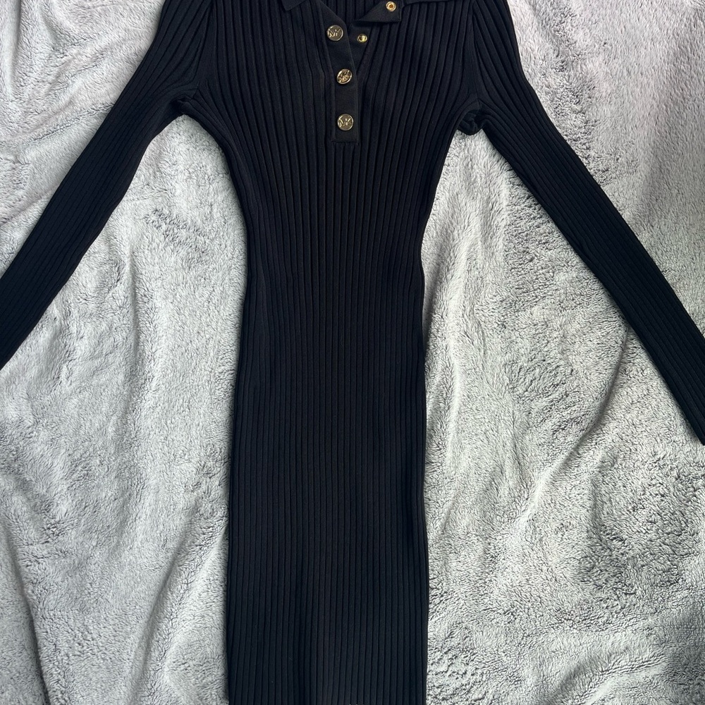 Michael Kors Ribbed Bodycon Dress